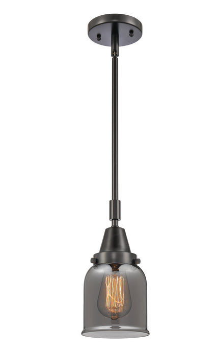 Innovations 447-1S-BK-G53 One Light Mini Pendant, Matte Black