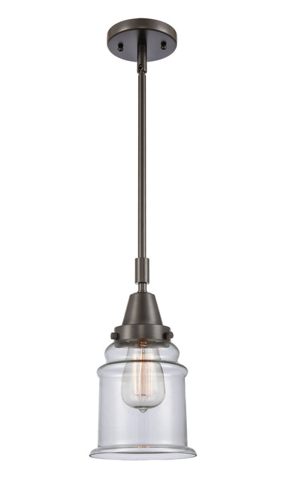 Innovations 447-1S-OB-G182 One Light Mini Pendant, Oil Rubbed Bronze