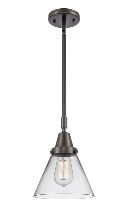 Innovations 447-1S-OB-G42 One Light Mini Pendant, Oil Rubbed Bronze