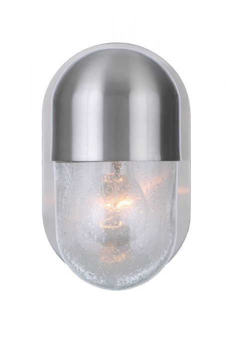 Craftmade 55001-BNK One Light Wall Sconce, Brushed Polished Nickel