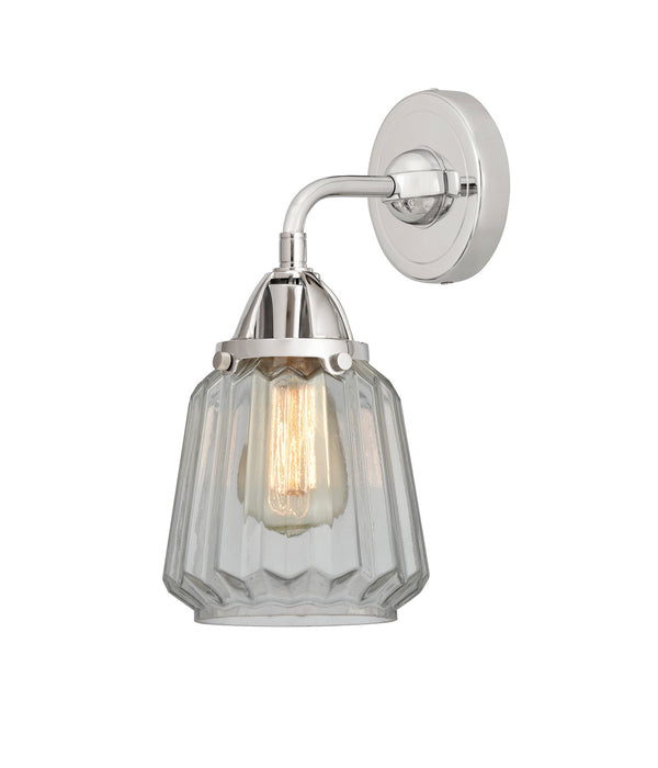 Innovations 288-1W-PC-G142 One Light Wall Sconce, Polished Chrome