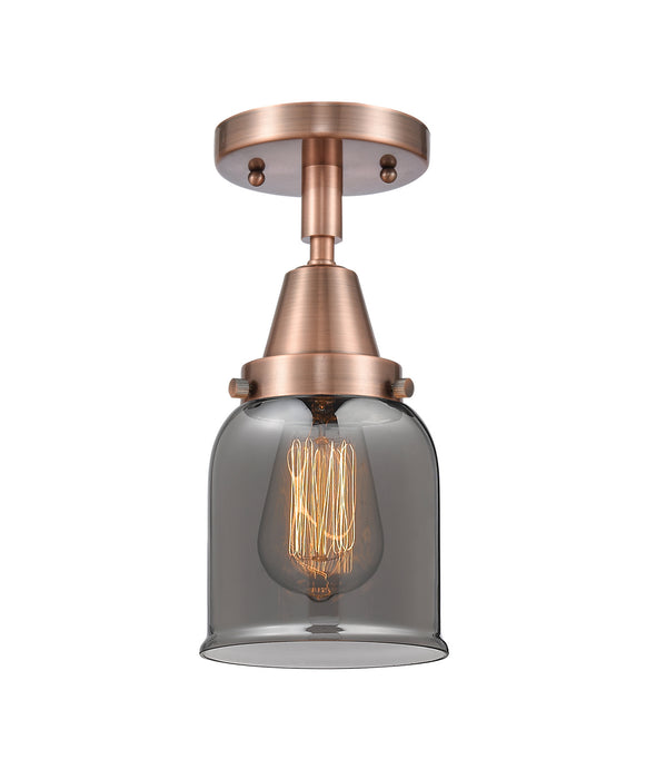 Innovations 447-1C-AC-G53-LED LED Flush Mount, Antique Copper