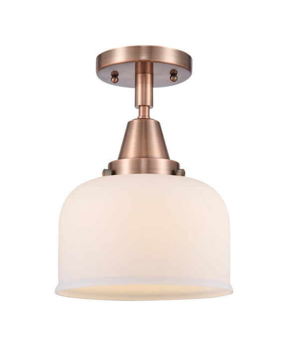 Innovations 447-1C-AC-G71-LED LED Flush Mount, Antique Copper