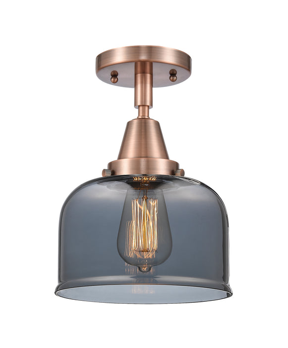 Innovations 447-1C-AC-G73-LED LED Flush Mount, Antique Copper