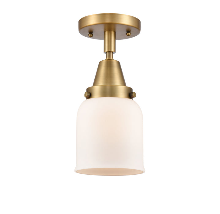 Innovations 447-1C-BB-G51-LED LED Flush Mount, Brushed Brass
