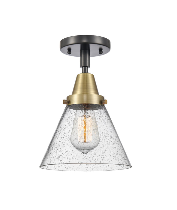 Innovations 447-1C-BAB-G44-LED LED Flush Mount, Black Antique Brass