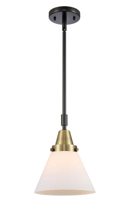 Innovations 447-1S-BAB-G41 One Light Mini Pendant, Black Antique Brass