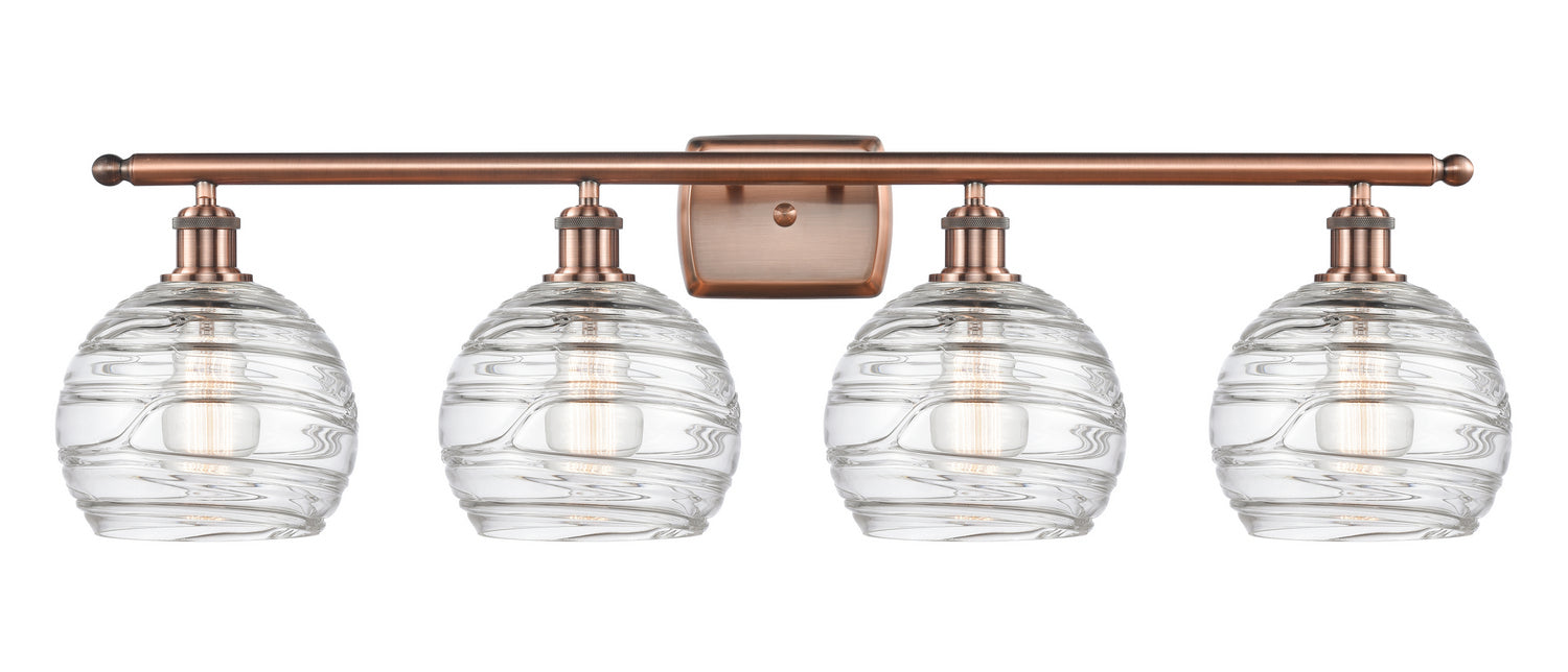 Innovations 516-4W-AC-G1213-8-LED LED Bath Vanity, Antique Copper
