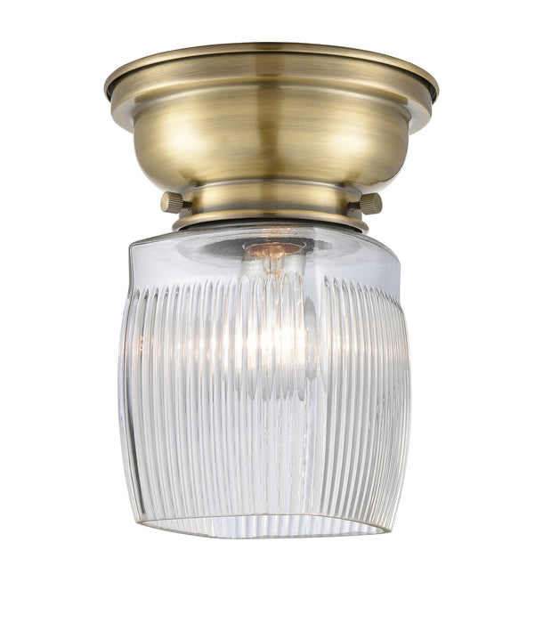 Innovations 623-1F-AB-G302-LED LED Flush Mount, Antique Brass