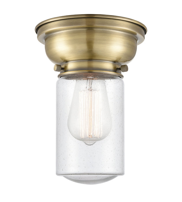 Innovations 623-1F-AB-G314-LED LED Flush Mount, Antique Brass