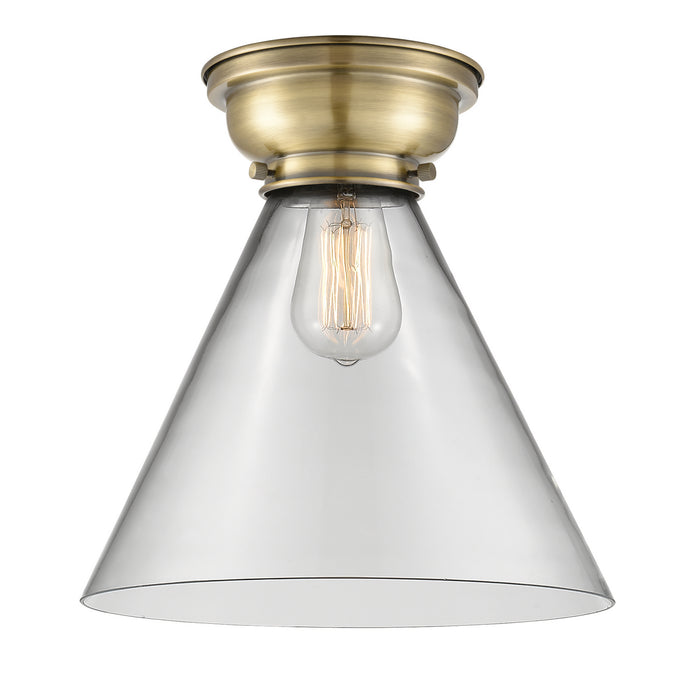 Innovations 623-1F-AB-G42-L-LED LED Flush Mount, Antique Brass