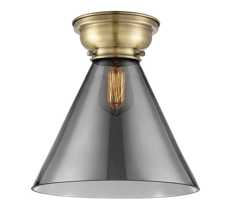 Innovations 623-1F-AB-G43-L-LED LED Flush Mount, Antique Brass