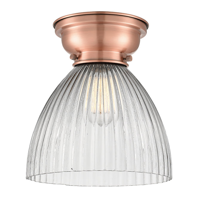 Innovations 623-1F-AC-G222-LED LED Flush Mount, Antique Copper