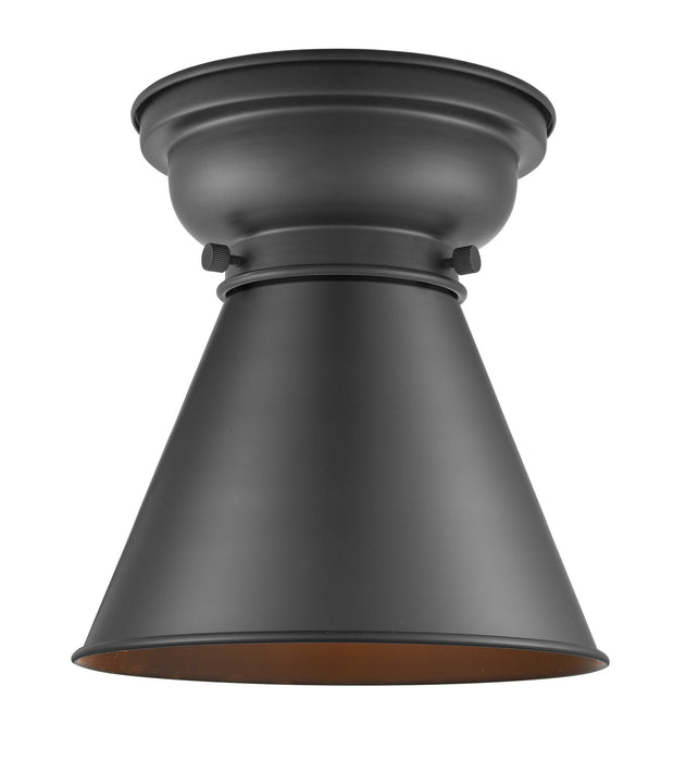 Innovations 623-1F-BK-M13-BK-LED LED Flush Mount, Matte Black