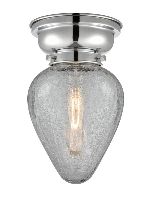 Innovations 623-1F-PC-G165 One Light Flush Mount, Polished Chrome
