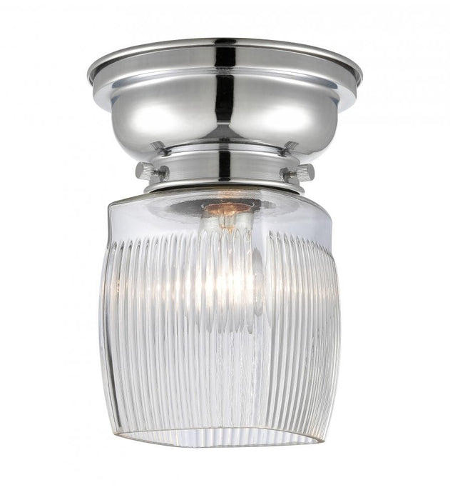 Innovations 623-1F-PC-G302 One Light Flush Mount, Polished Chrome