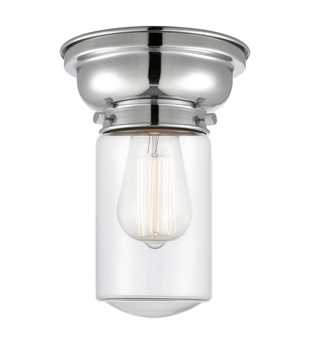 Innovations 623-1F-PC-G312 One Light Flush Mount, Polished Chrome