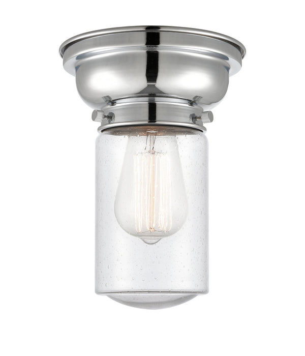 Innovations 623-1F-PC-G314 One Light Flush Mount, Polished Chrome