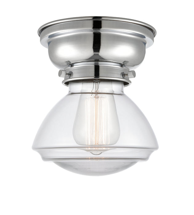 Innovations 623-1F-PC-G322 One Light Flush Mount, Polished Chrome