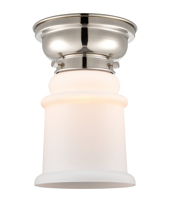 Innovations 623-1F-PN-G181 One Light Flush Mount, Polished Nickel