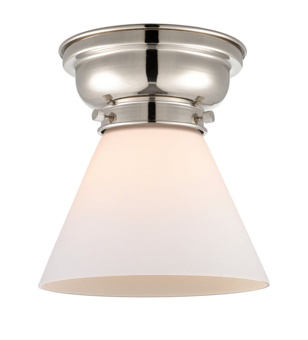 Innovations 623-1F-PN-G41 One Light Flush Mount, Polished Nickel