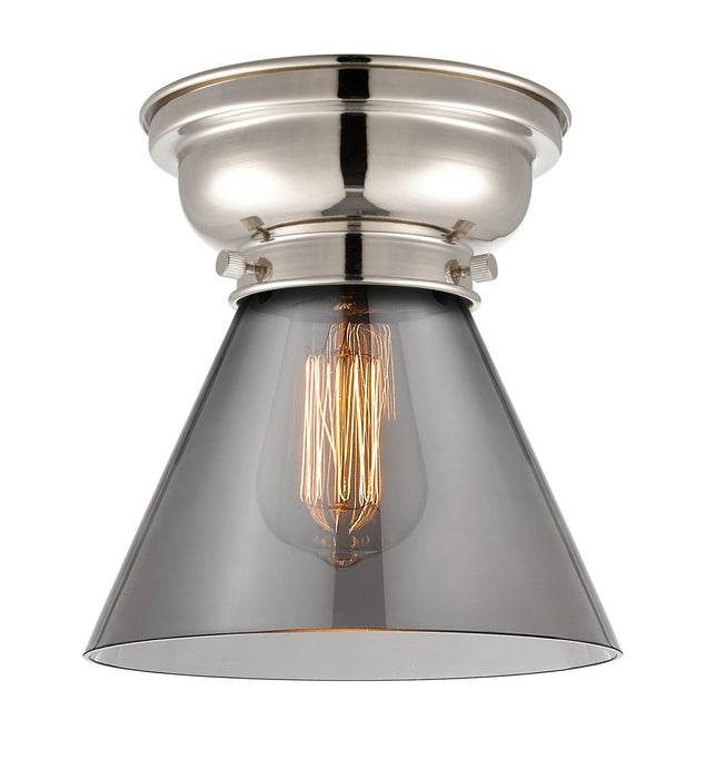 Innovations 623-1F-PN-G43 One Light Flush Mount, Polished Nickel