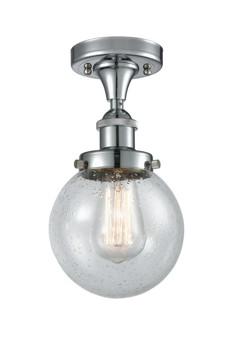 Innovations 916-1C-PC-G204-6-LED LED Semi-Flush Mount, Polished Chrome