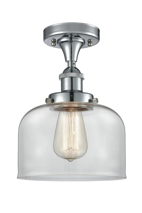 Innovations 916-1C-PC-G72 One Light Semi-Flush Mount, Polished Chrome