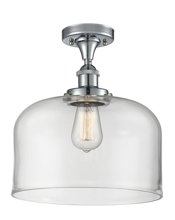 Innovations 916-1C-PC-G72-L One Light Semi-Flush Mount, Polished Chrome