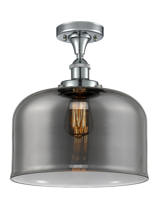 Innovations 916-1C-PC-G73-L One Light Semi-Flush Mount, Polished Chrome