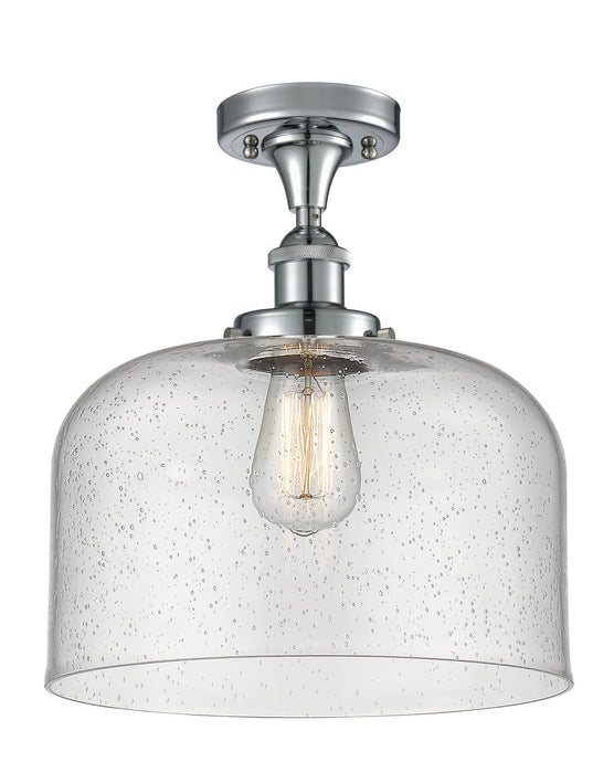 Innovations 916-1C-PC-G74-L One Light Semi-Flush Mount, Polished Chrome