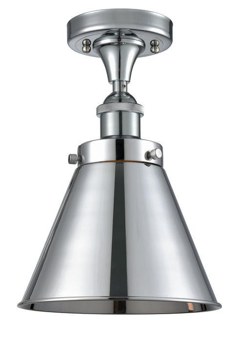 Innovations 916-1C-PC-M13-PC-LED LED Semi-Flush Mount, Polished Chrome