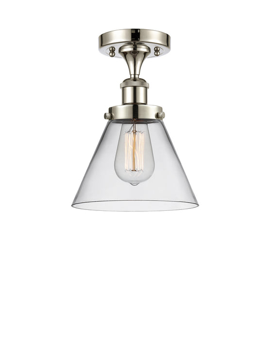 Innovations 916-1C-PN-G42-LED LED Semi-Flush Mount, Polished Nickel