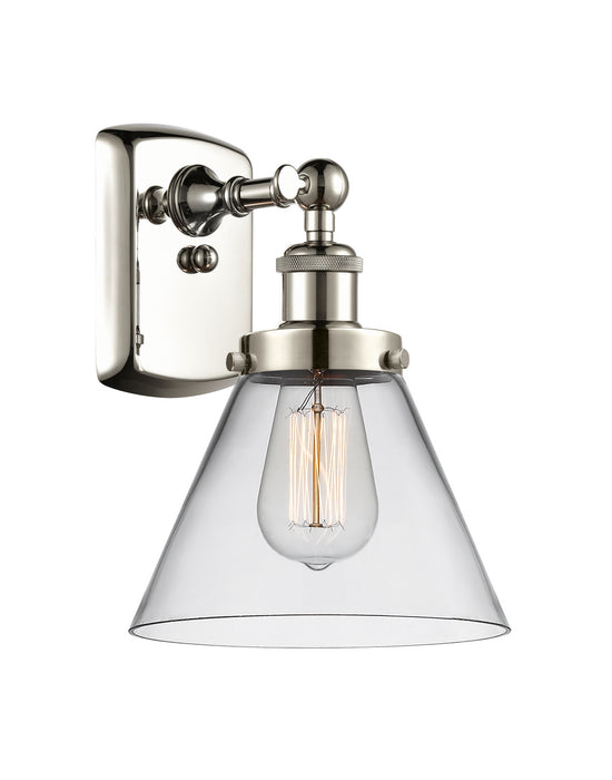 Innovations 916-1W-PN-G42 One Light Wall Sconce, Polished Nickel