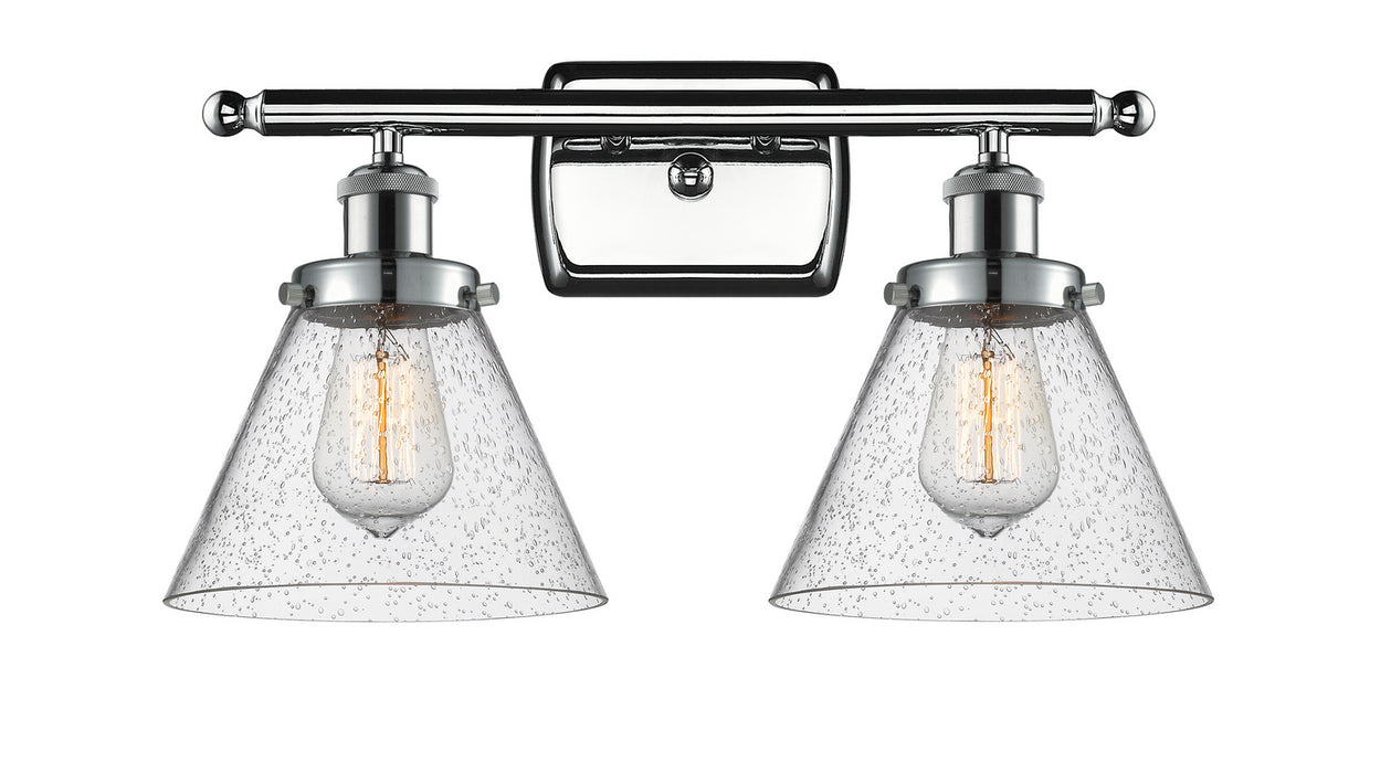 Innovations 916-2W-PC-G44 Two Light Bath Vanity, Polished Chrome