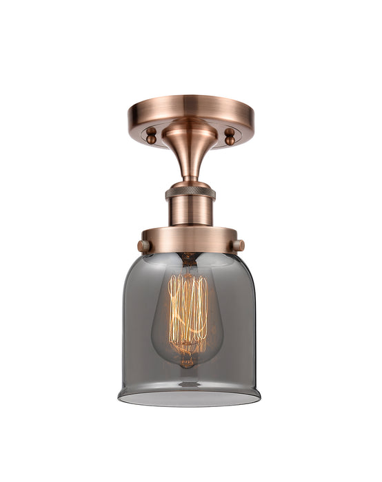 Innovations 916-1C-AC-G53-LED LED Semi-Flush Mount, Antique Copper