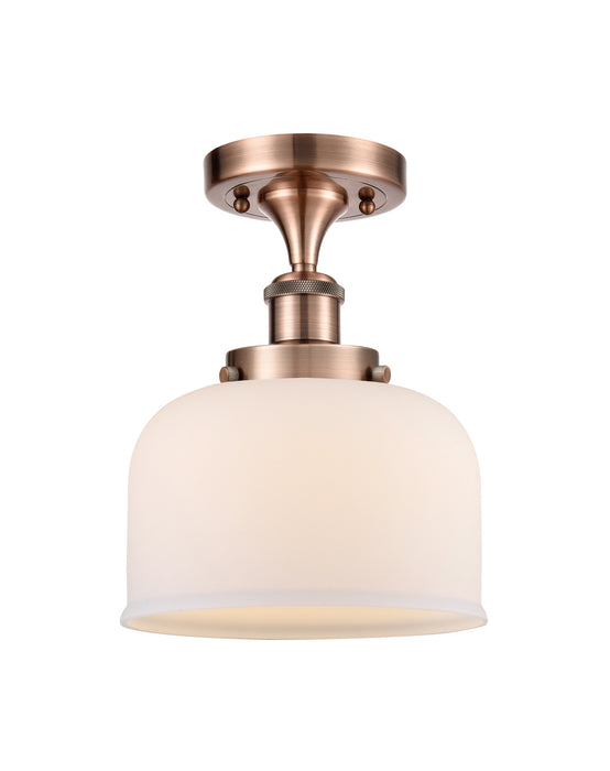 Innovations 916-1C-AC-G71-LED LED Semi-Flush Mount, Antique Copper
