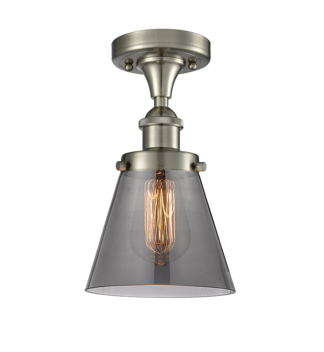 Innovations 916-1C-SN-G63 One Light Flush Mount, Brushed Satin Nickel