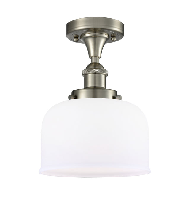 Innovations 916-1C-SN-G71 One Light Semi-Flush Mount, Brushed Satin Nickel