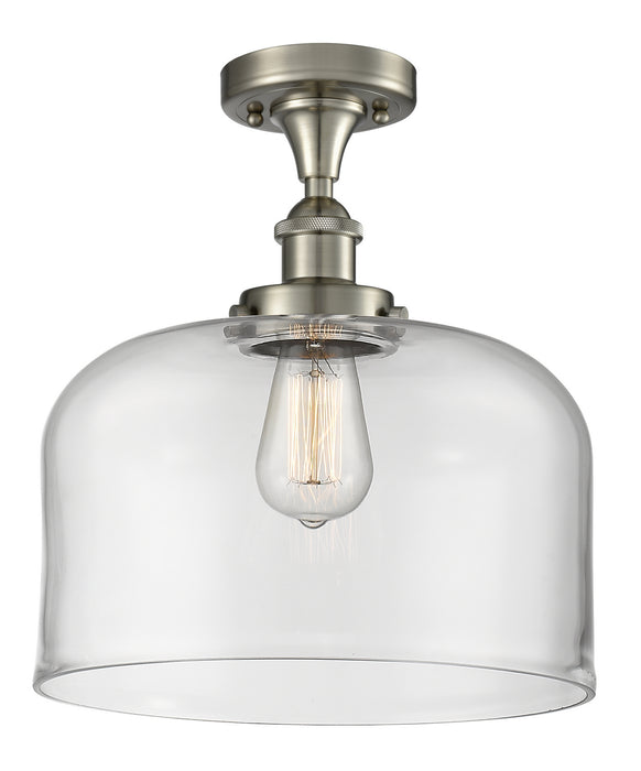 Innovations 916-1C-SN-G72-L-LED LED Semi-Flush Mount, Brushed Satin Nickel