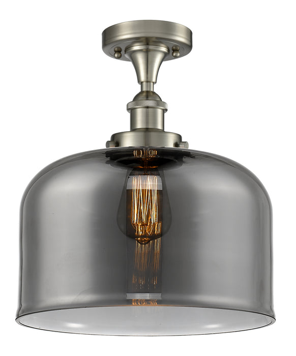 Innovations 916-1C-SN-G73-L One Light Semi-Flush Mount, Brushed Satin Nickel