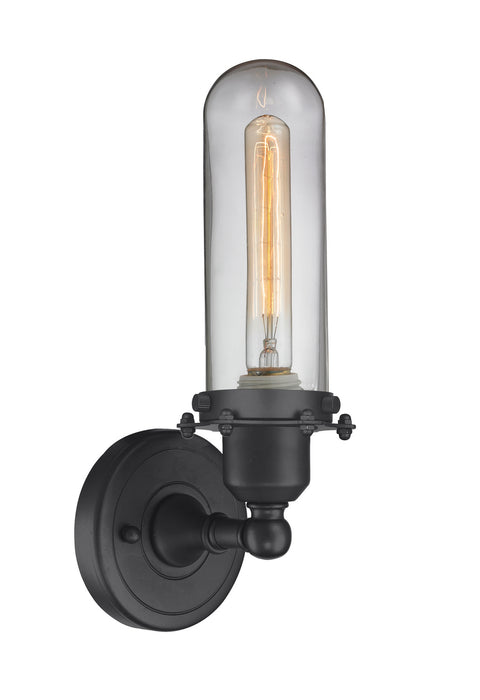 Innovations 900-1W-BK-CE228-BK-CL-LED LED Wall Sconce, Matte Black