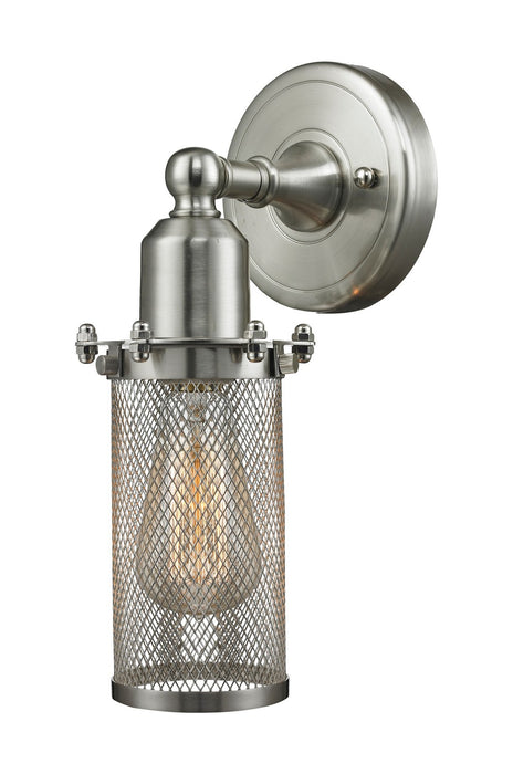 Innovations 900-1W-SN-CE219-SN One Light Wall Sconce, Brushed Satin Nickel