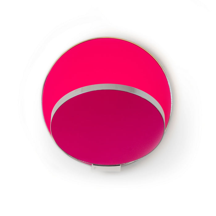 Koncept GRW-S-CRM-MHP-PI LED Wall Sconce, Chrome, Matte Hot Pink