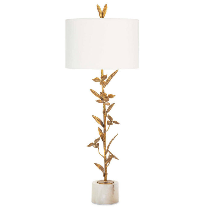 Regina Andrew 13-1472 One Light Buffet Lamp, Antique Gold Leaf