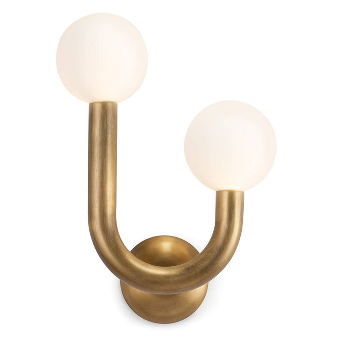 Regina Andrew 15-1144R-NB LED Wall Sconce, Natural Brass