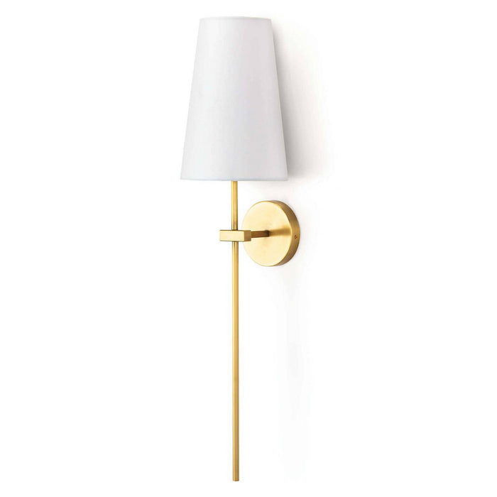 Regina Andrew 15-1152 One Light Wall Sconce, Natural Brass