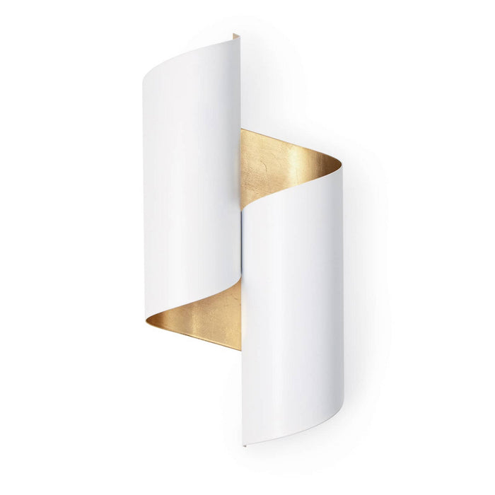 Regina Andrew 15-1157WT Two Light Wall Sconce, White