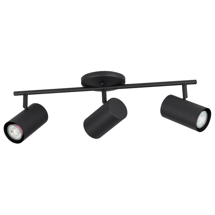 Eglo USA 205133A LED Fixed Track Light, Structured Black