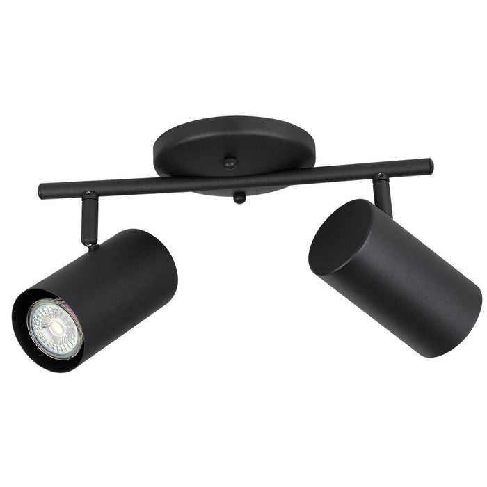 Eglo USA 205135A LED Fixed Track Light, Structured Black
